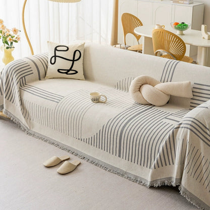 Luxuriöser Sofabezug aus Chenille mit Schneeflockenmuster 