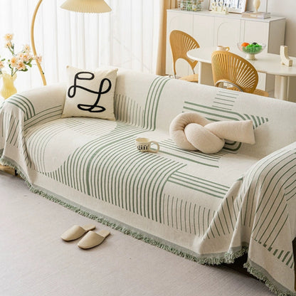 Luxuriöser Sofabezug aus Chenille mit Schneeflockenmuster 