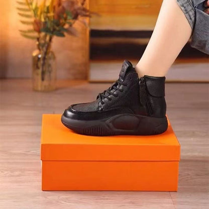 Hoge Dames Boots met Dikke Zool | Trendy Hoge Top Schoenen