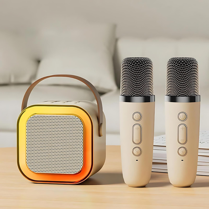 SingJoy Mini Karaoke Systeem – Draadloze Microfoons ten Onvergetelijke Zangmomenten