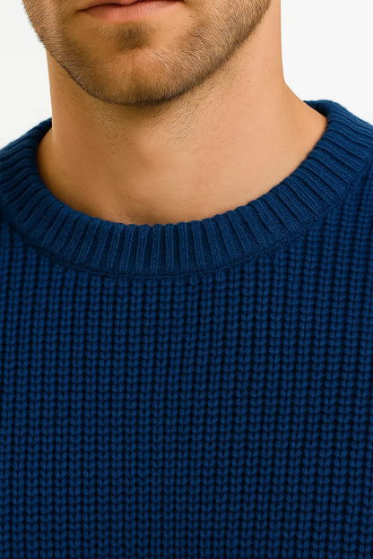 Herren-Strickpullover | Oversized-Passform &amp; Rippstrickstruktur