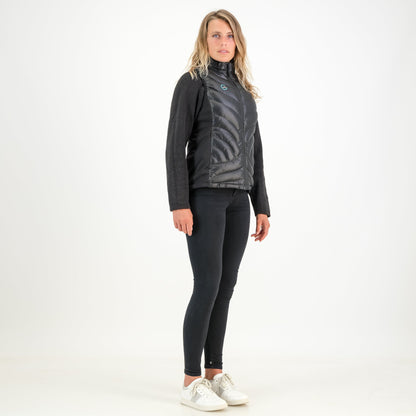 Høgge Verwarmde Dames Bodywarmer Gløde Zwart (open box)