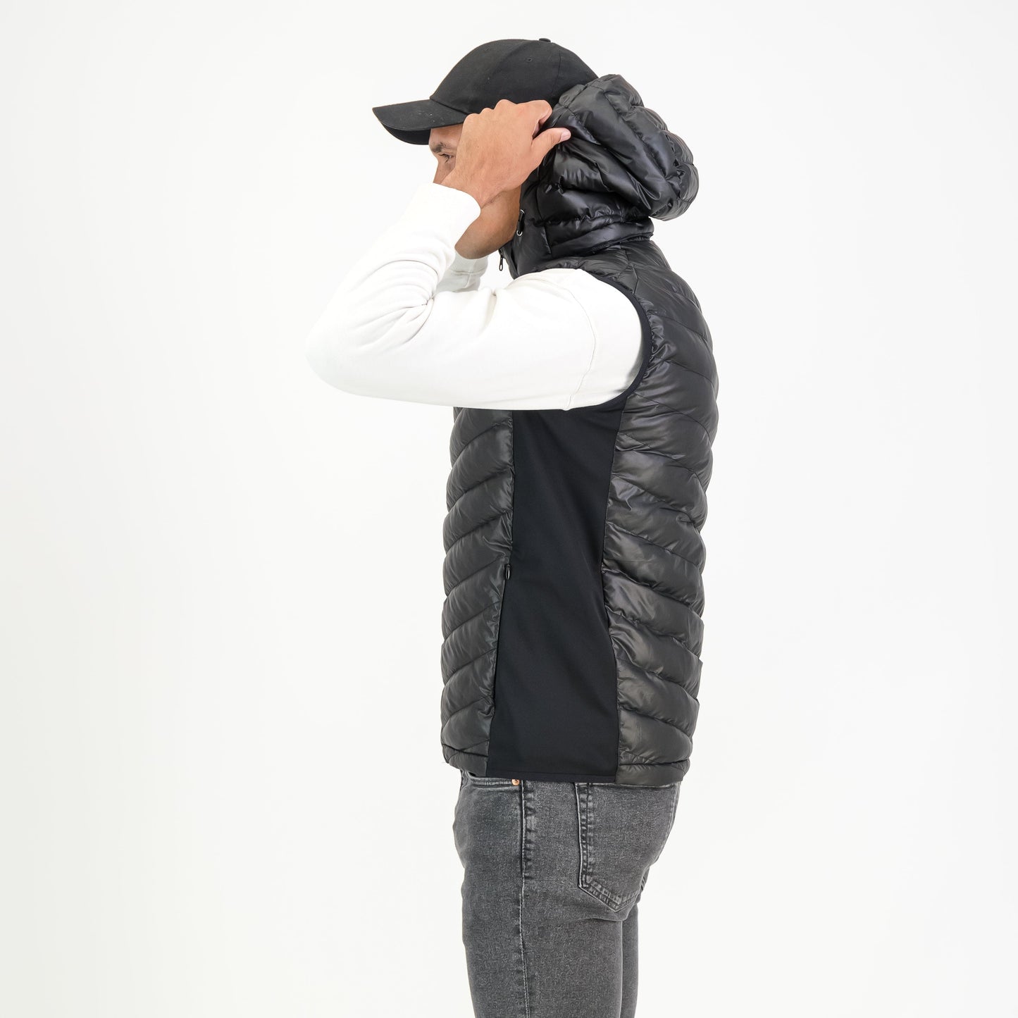 Høgge Verwarmde Heren Bodywarmer Gløde Zwart