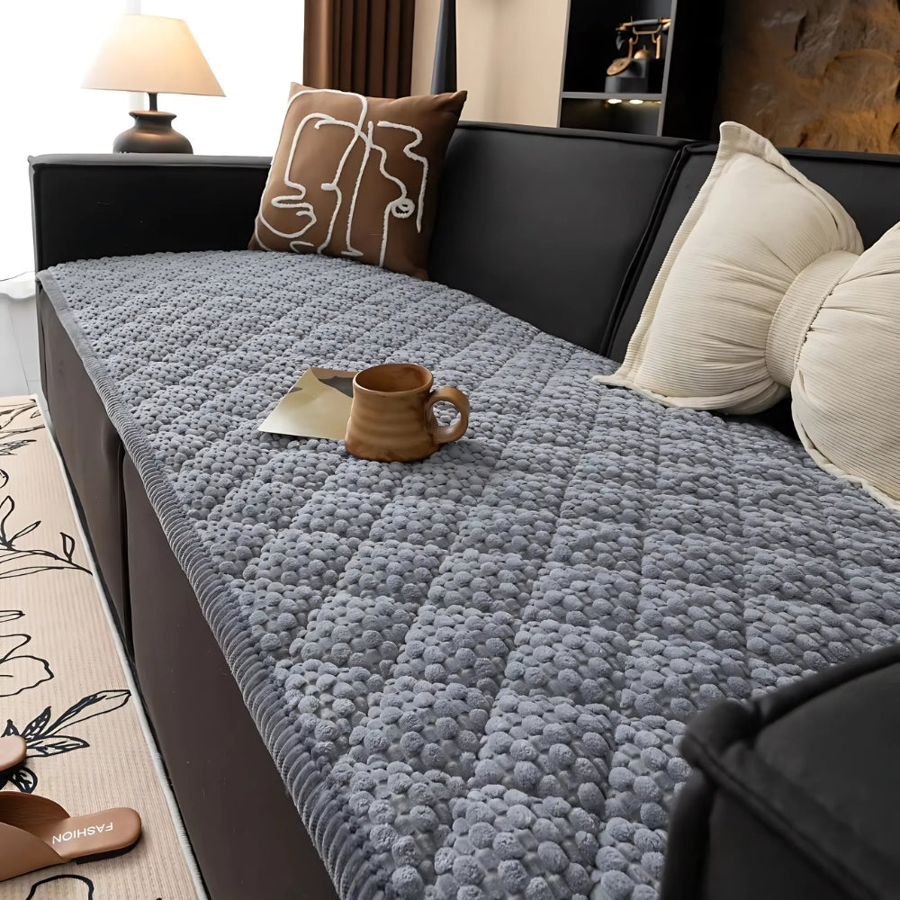 Huisdierbestendige Textuur Gequilt Bankbeschermer Slipcover