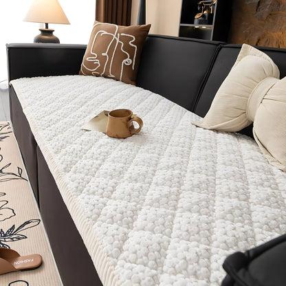 Huisdierbestendige Textuur Gequilt Bankbeschermer Slipcover