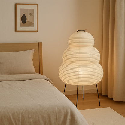 Modern Bedside Lamp | Stylish Rice Paper Table Lamp for Home Decor
