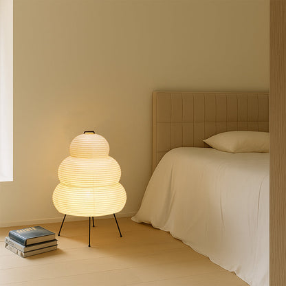 Modern Bedside Lamp | Stylish Rice Paper Table Lamp for Home Decor