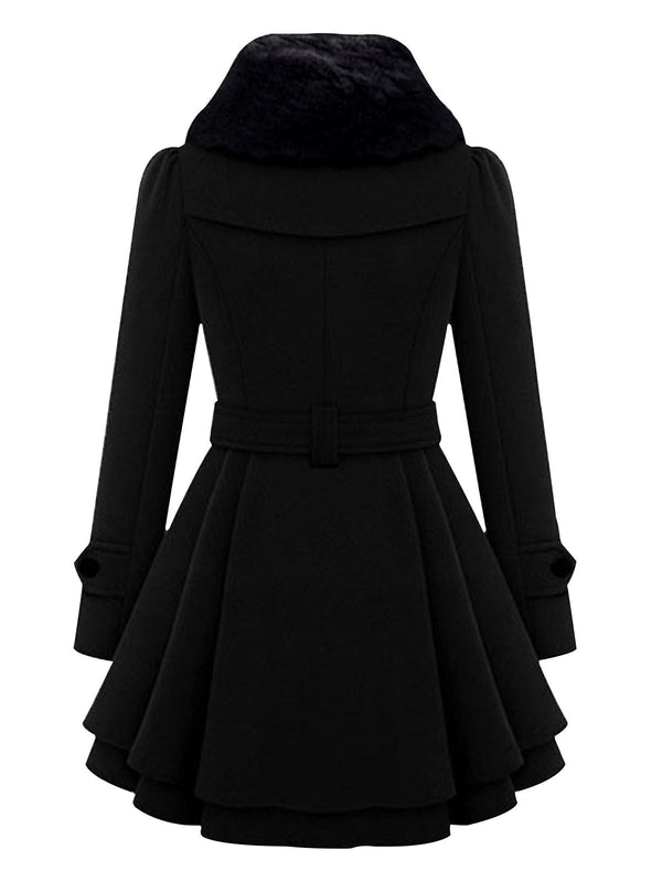 Warme Winterjas Incl. Bontvoering Voor Dames - Vienna