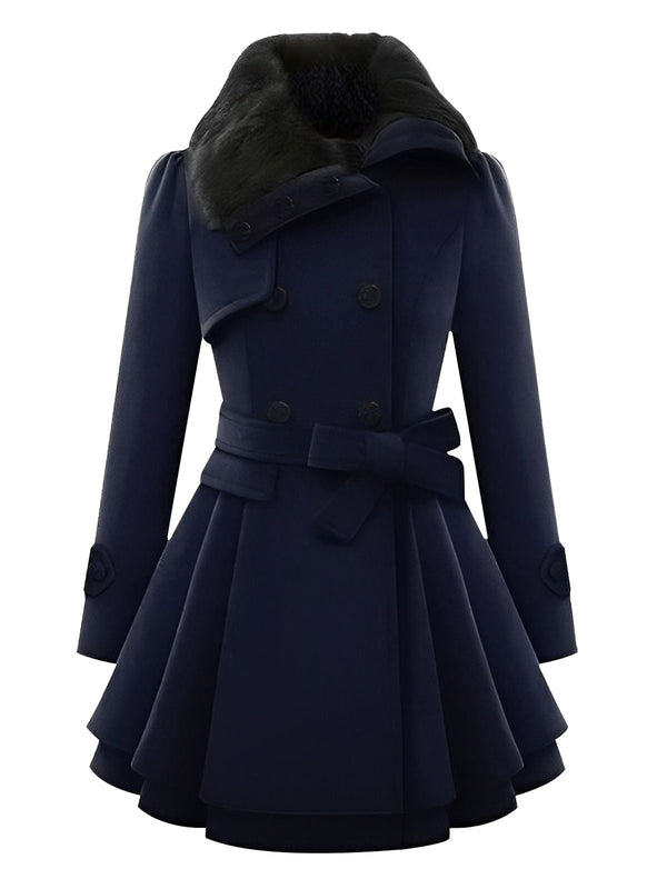 Warme Winterjas Incl. Bontvoering Voor Dames - Vienna