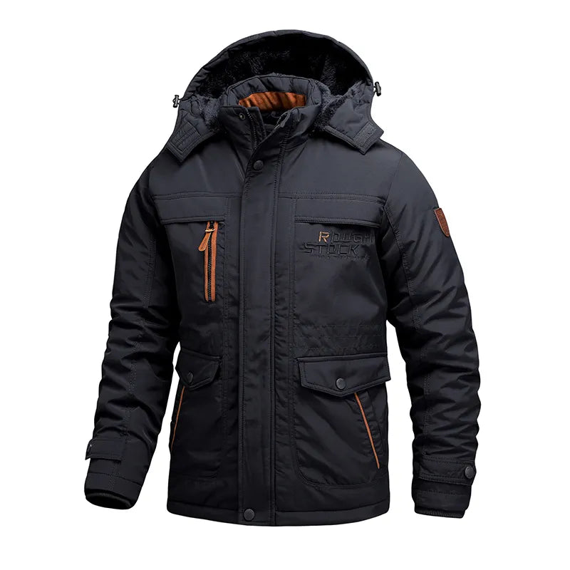 Isolierte Herren-Winterjacke | Wetterfestes Design und Schutz im Alltag