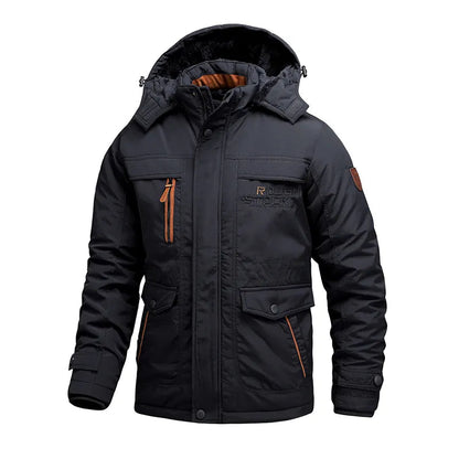 Isolierte Herren-Winterjacke | Wetterfestes Design und Schutz im Alltag