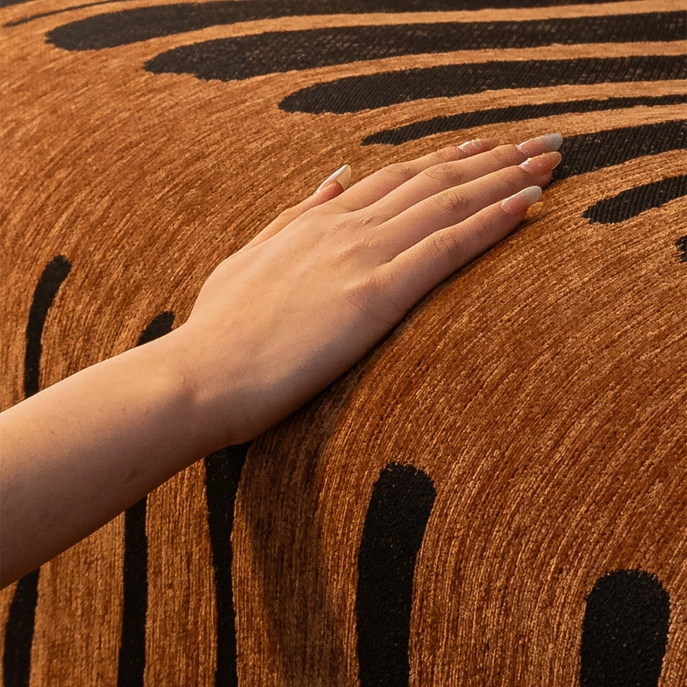 Tribal Geometrische Chenille Bankhoes