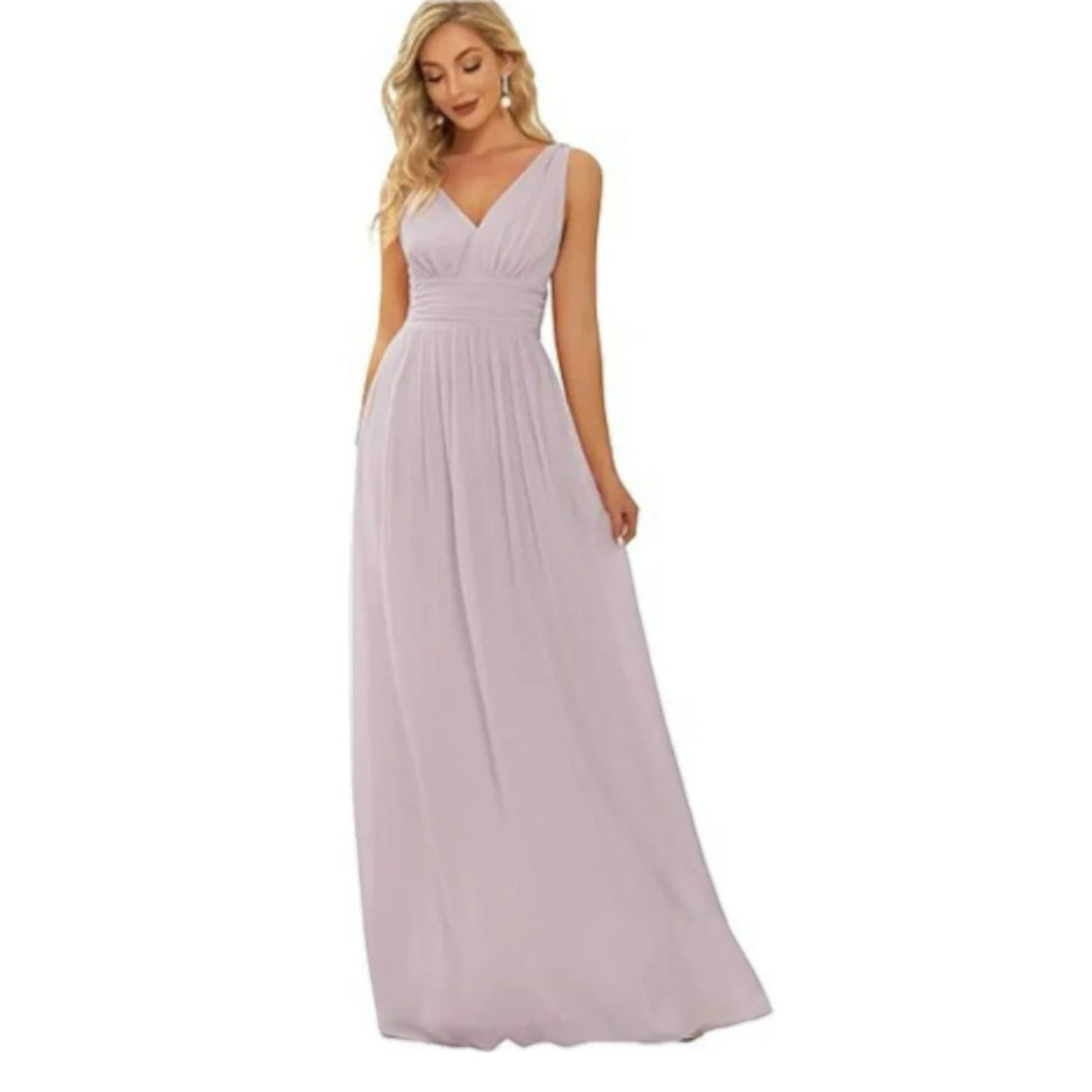 Elegante Jurk Incl. V-hals | Maxi