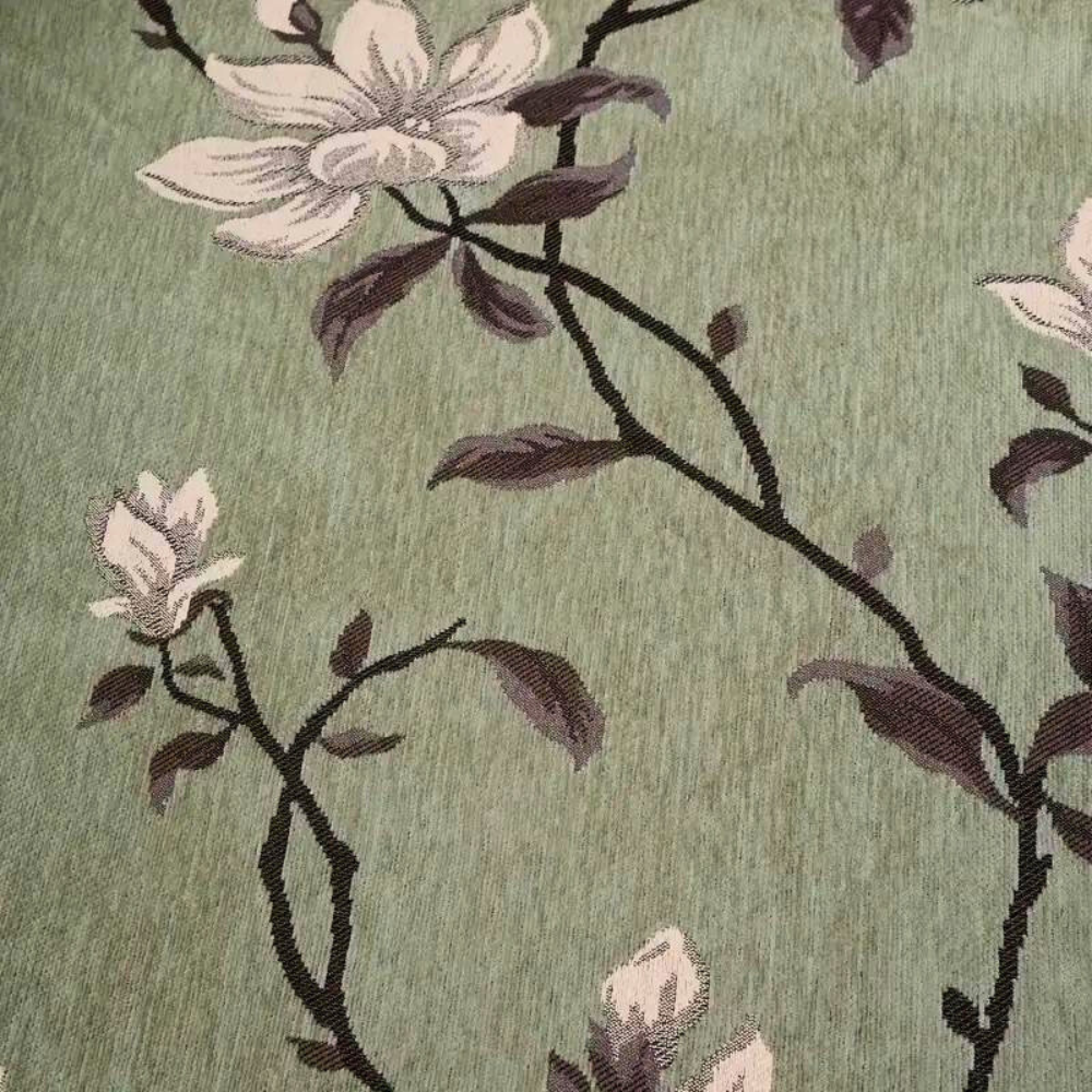 Vintage Bloemen Chenille Bankhoes