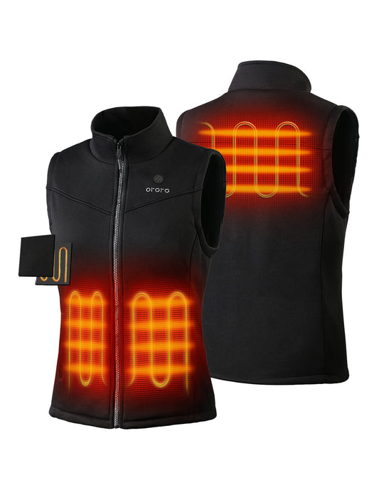 Verwarmde Bodywarmer - Inclusief Accu – Zwart – Maat XL