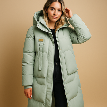 Custom-made winter coat for women | Elegant fit &amp; practical pockets