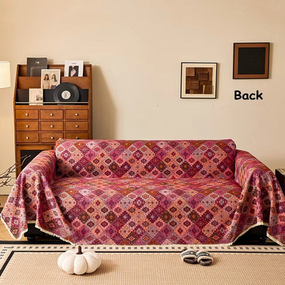 Zahara Geometrisch Tribale Kilim Bankbedekking