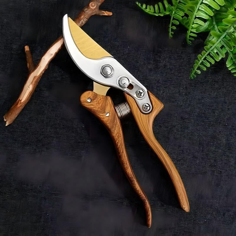 Ergonomische SK5 tuinschaar met houtnerf handgrepen