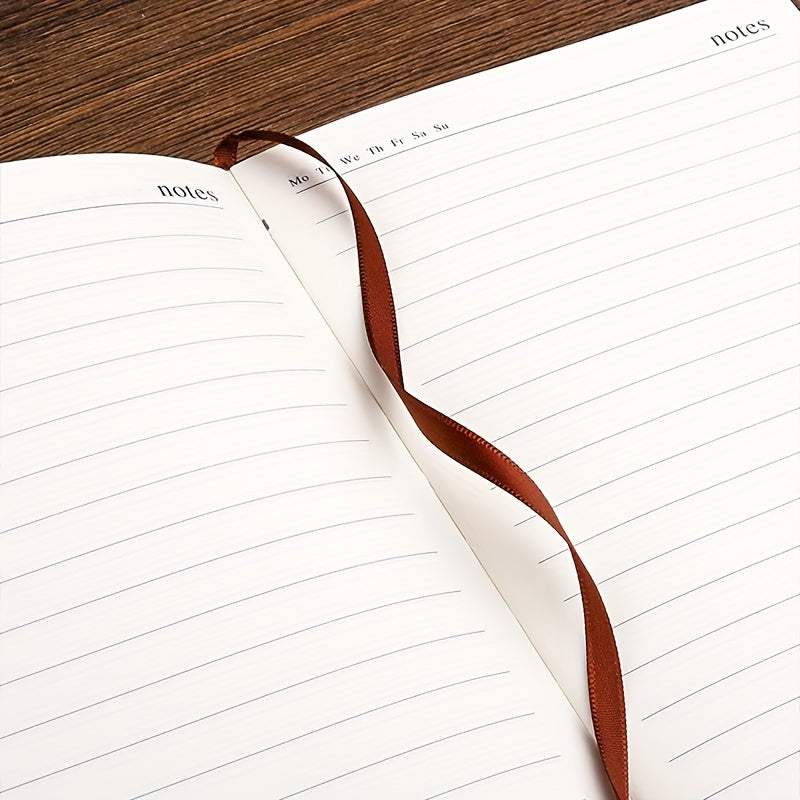 360-pagina’s Notitieboek met Kunstleren Omslag – Vintage Stijl met Bladwijzer