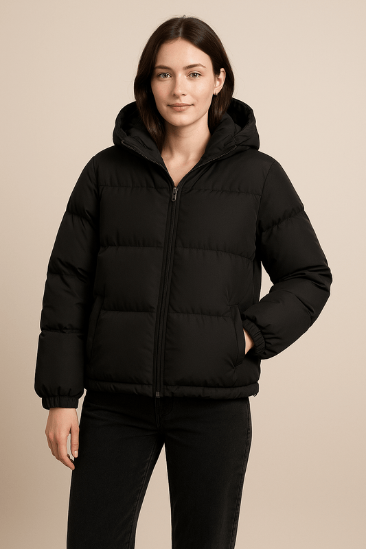 Dames Gevoerde Oversized Hooded Jacket – Waterafstotend & Winddicht