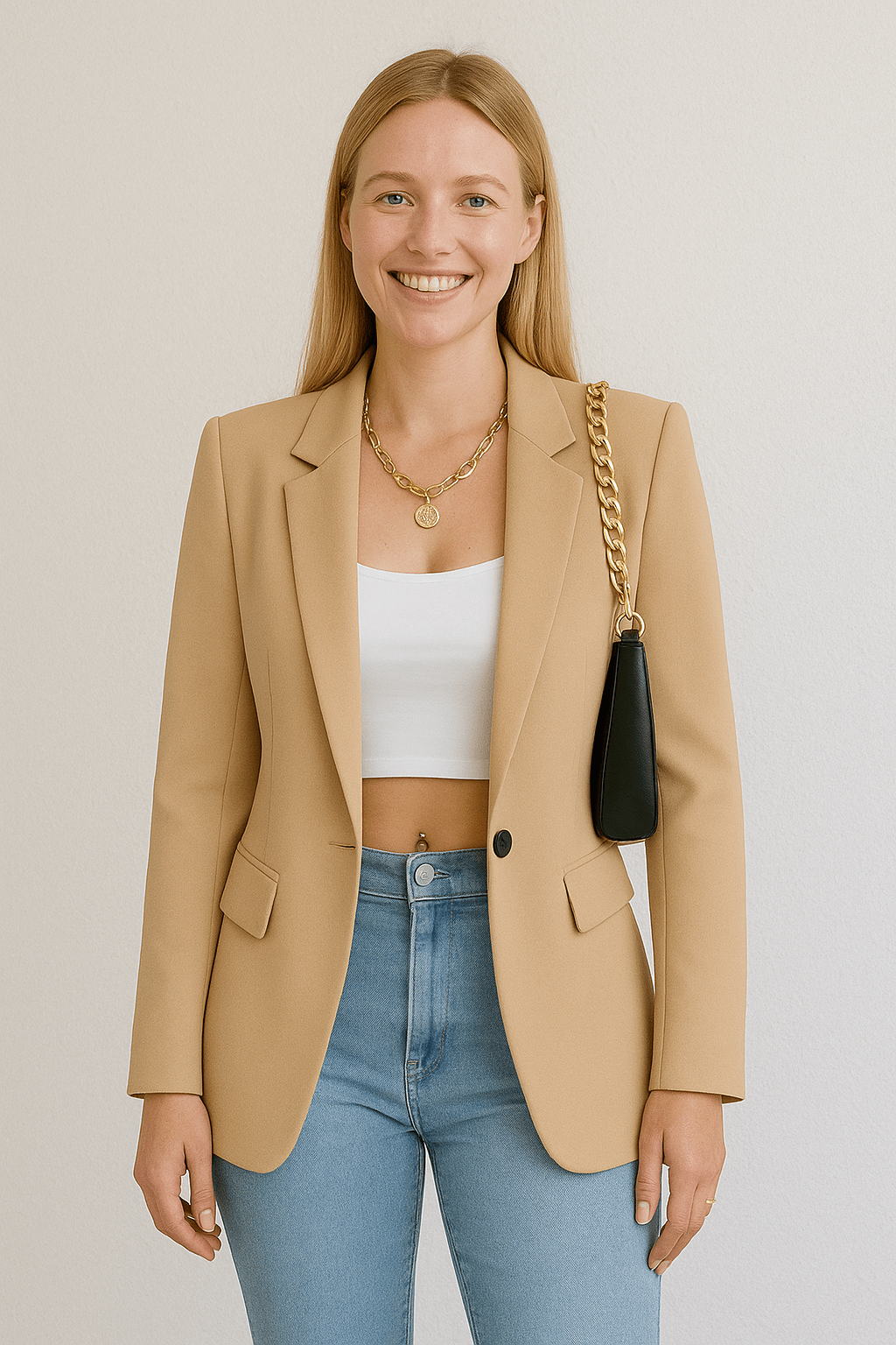 Damesmode Blazer – Tailored Streetwear Chic Jacket