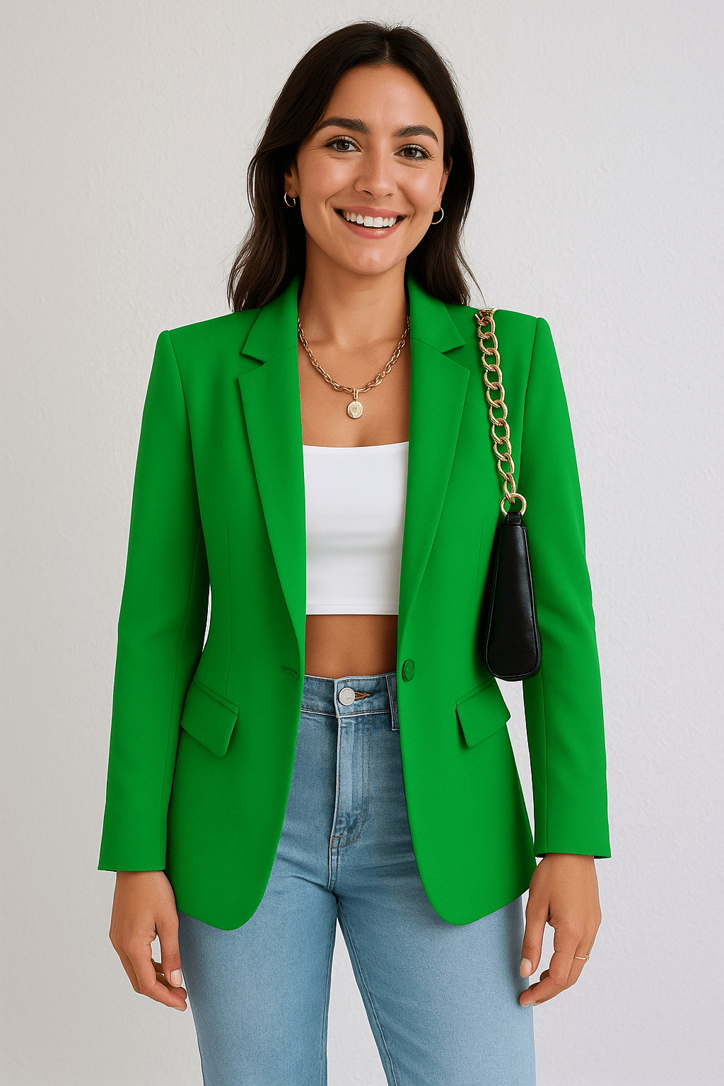 Damesmode Blazer – Tailored Streetwear Chic Jacket