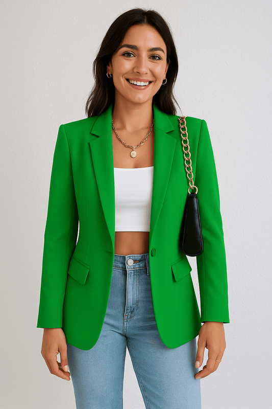 Damesmode Blazer – Tailored Streetwear Chic Jacket