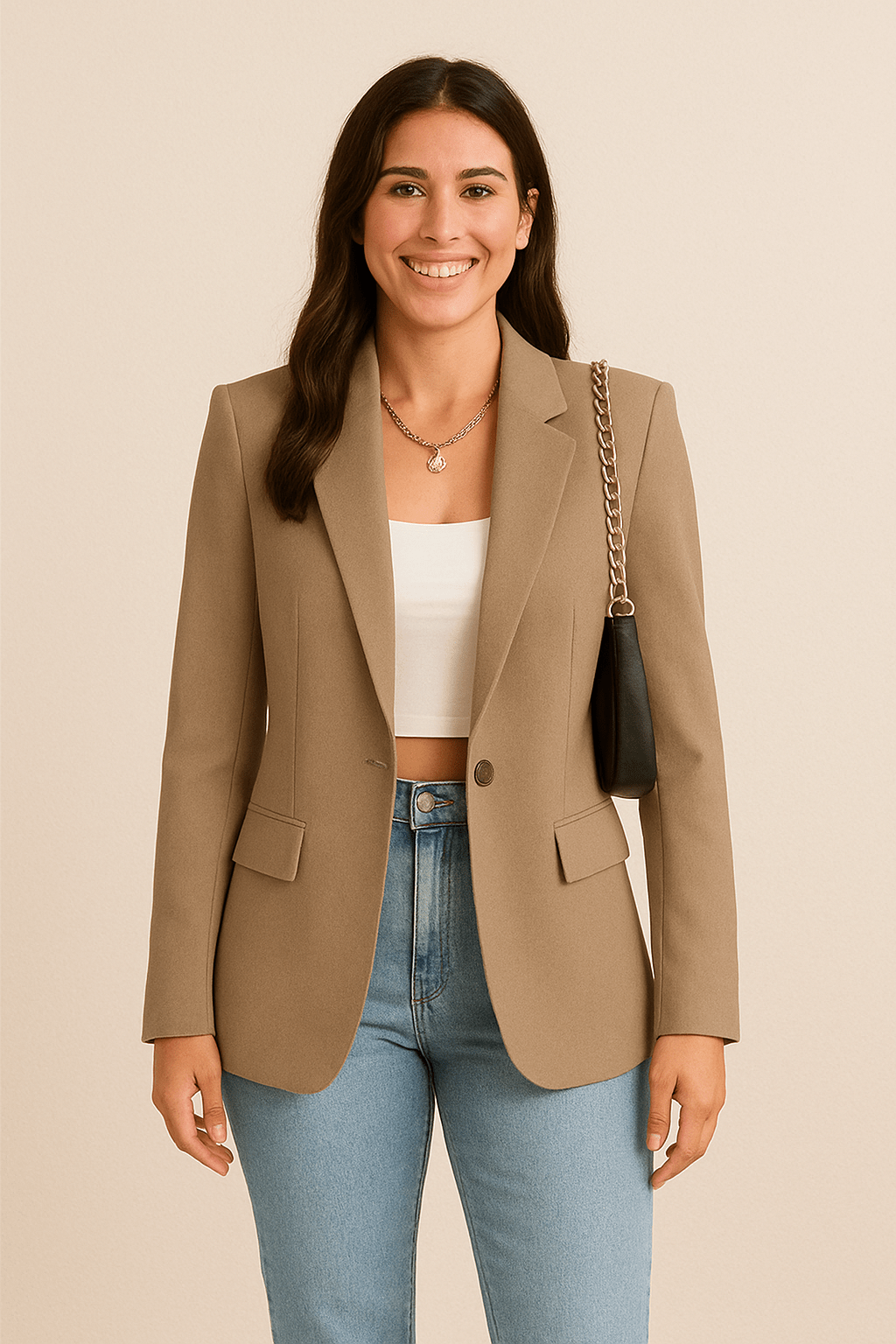 Damesmode Blazer – Tailored Streetwear Chic Jacket