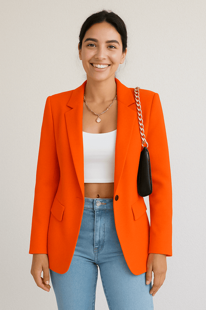 Damesmode Blazer – Tailored Streetwear Chic Jacket