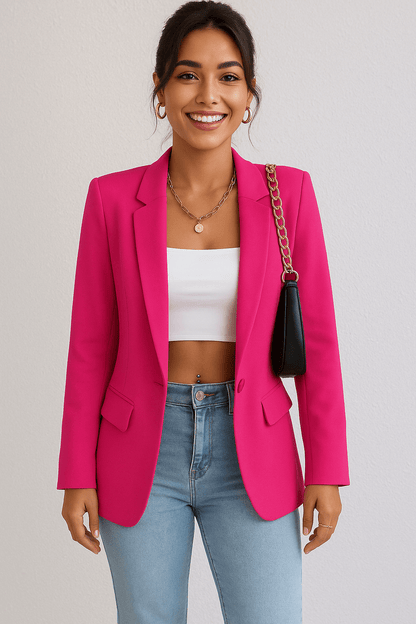 Damesmode Blazer – Tailored Streetwear Chic Jacket