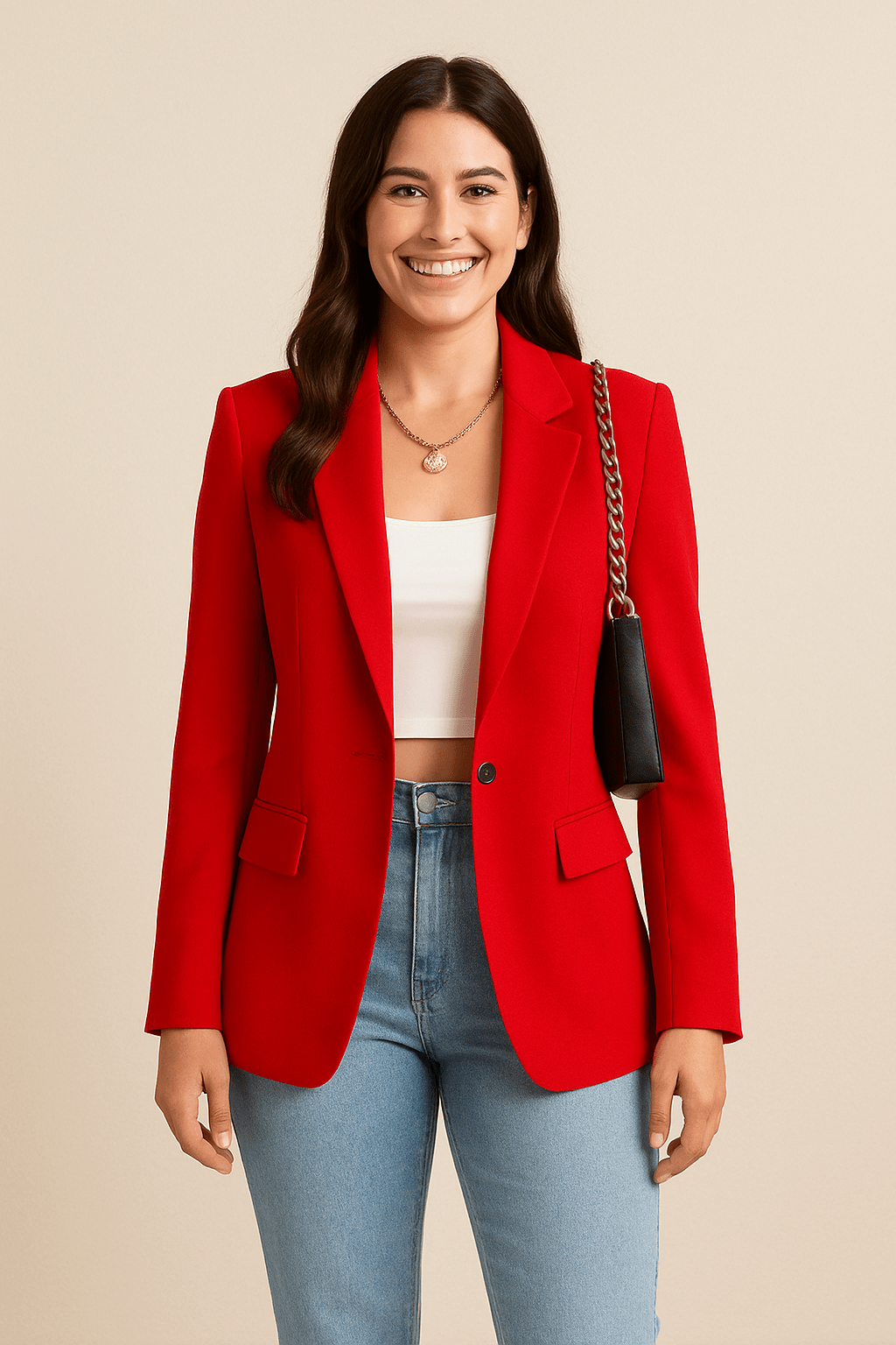 Damesmode Blazer – Tailored Streetwear Chic Jacket