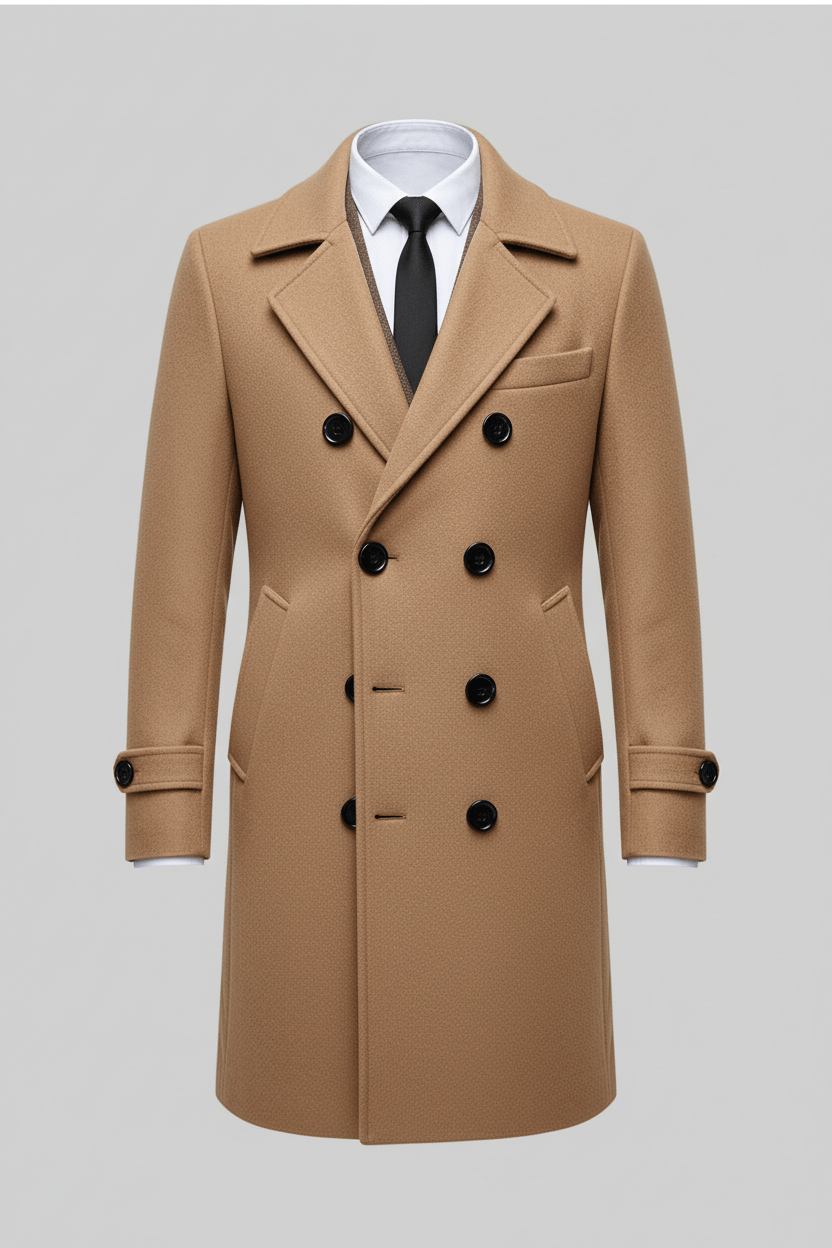 Wendbarer Herren-Trenchcoat | Taillierter Schnitt und raffiniertes Design