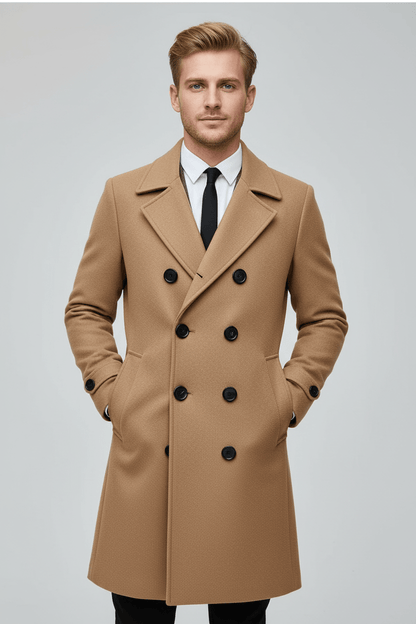 Wendbarer Herren-Trenchcoat | Taillierter Schnitt und raffiniertes Design