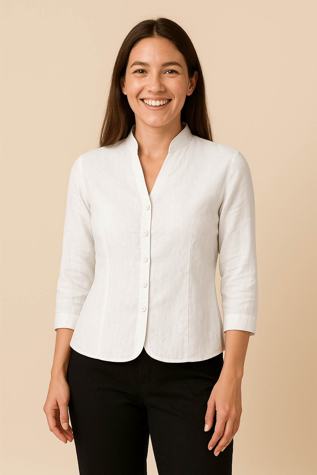 Dames Linnen Blazer – Licht & Ontspannen Tailored Jacket