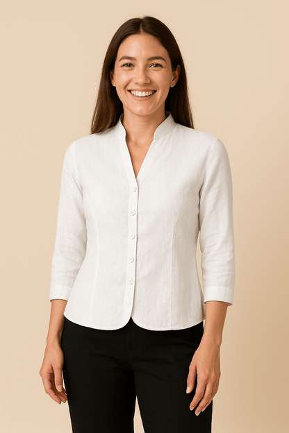 Dames Linnen Blazer – Licht & Ontspannen Tailored Jacket