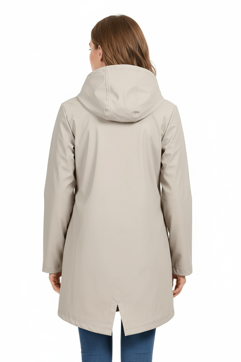 Dames Gewatteerde Trenchcoat | Waterbestendige Mid-Length Jas met Tailored Fit