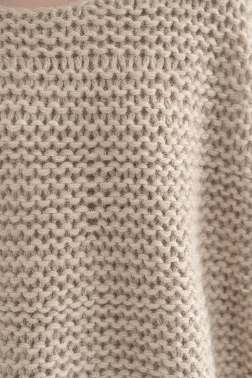 Dames Oversized Gebreide Trui met Off-Shoulder Ontwerp