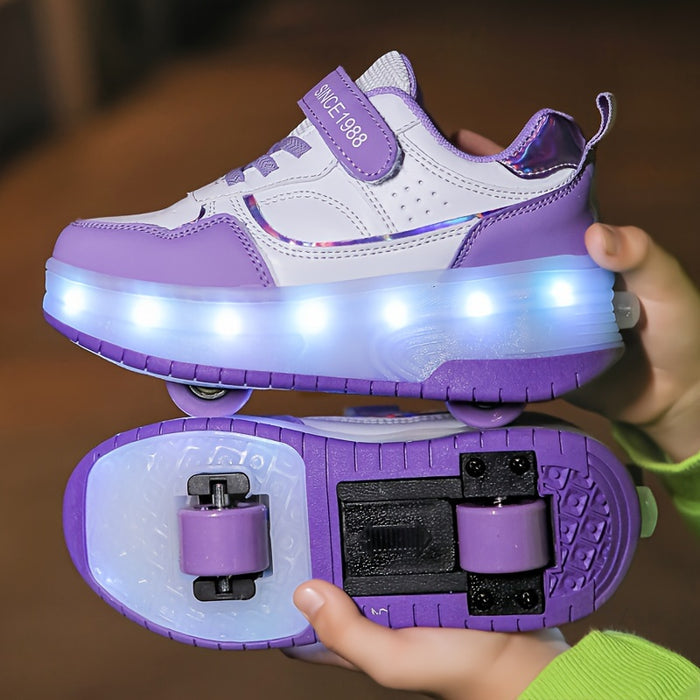 FlashRider – Lichtspektakel Roller Sneakers ten Kinderen