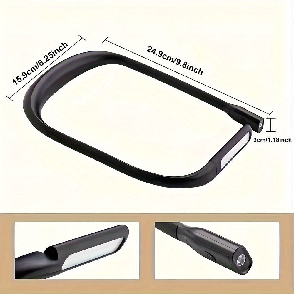 WILD BRIGHT Nek Leeslamp – Dimbaar LED Licht met 3 Kleurmodi & USB-oplaadbare Batterij