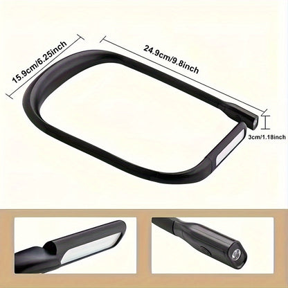 WILD BRIGHT Nek Leeslamp – Dimbaar LED Licht met 3 Kleurmodi & USB-oplaadbare Batterij