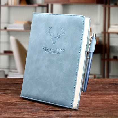 360-pagina’s Notitieboek met Kunstleren Omslag – Vintage Stijl met Bladwijzer