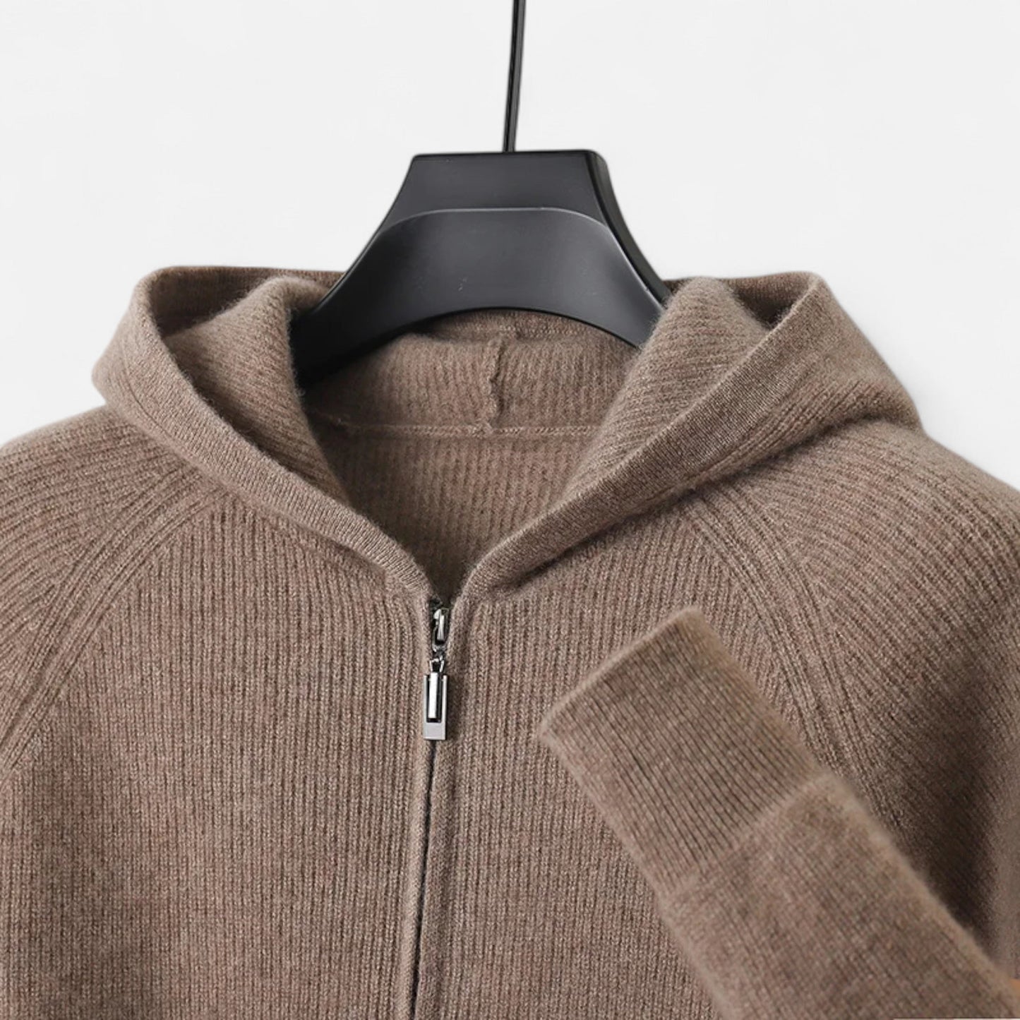 Strickhoodie für Herren mit Reißverschluss | Warm, elegant und ideal für die kalte Jahreszeit 
