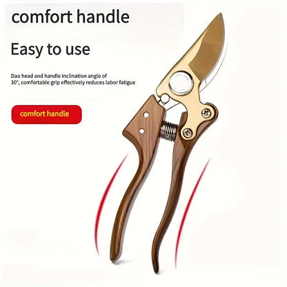 Ergonomische SK5 tuinschaar met houtnerf handgrepen