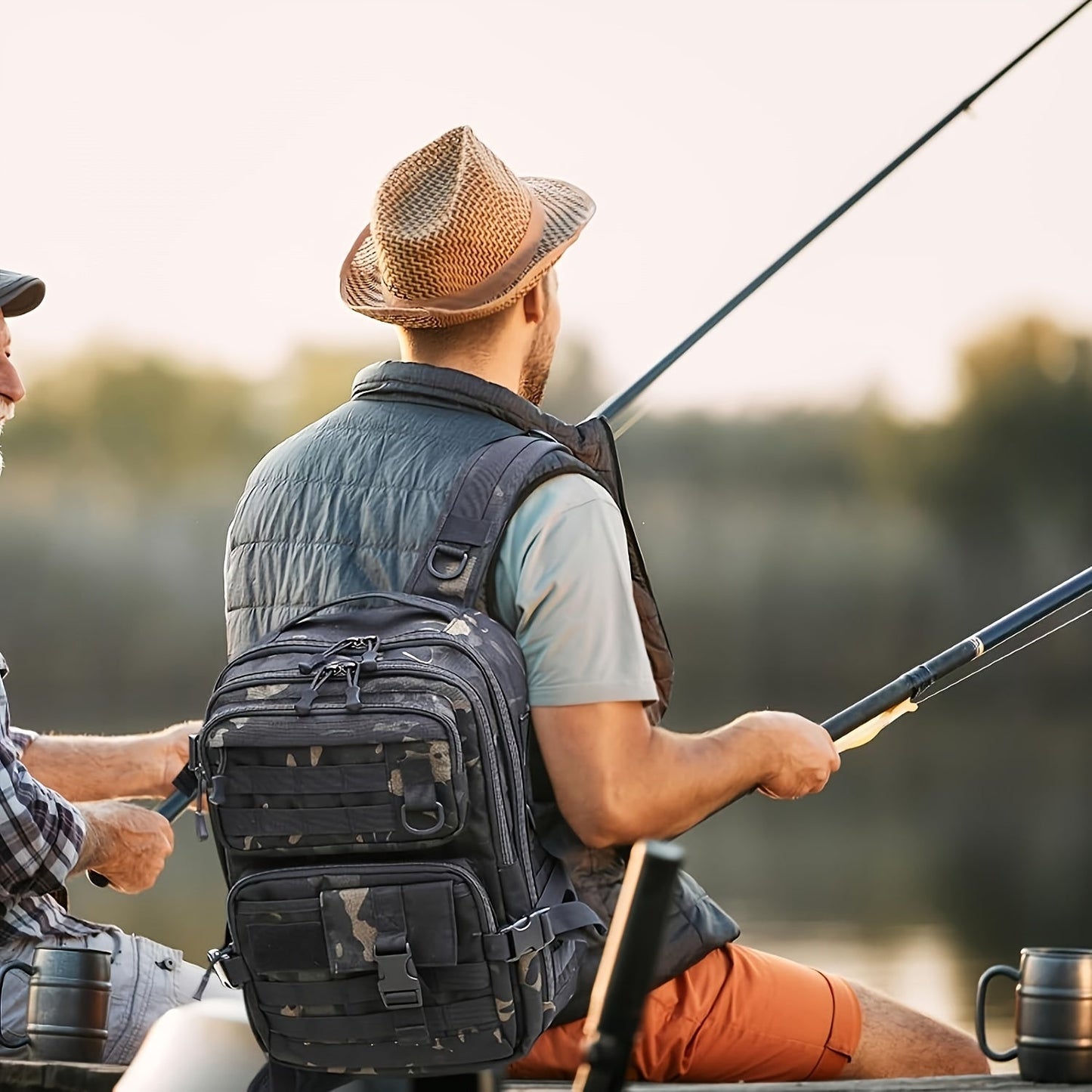 TackleTrail Vissersrugzak – Slimme Opbergruimte voor Actieve Buitenliefhebbers
