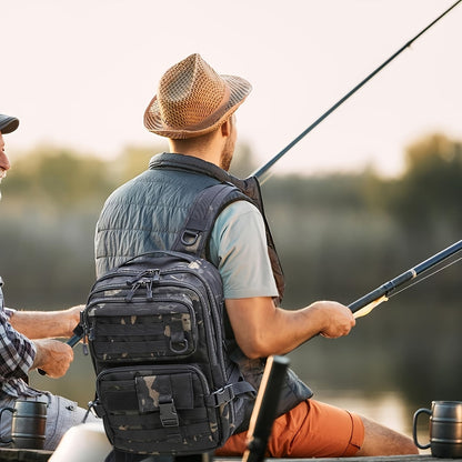 TackleTrail Vissersrugzak – Slimme Opbergruimte voor Actieve Buitenliefhebbers