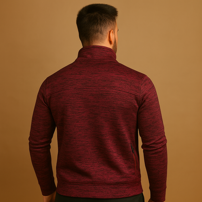 Heren Zip Cardigan | Dagelijkse Laag met Strakke & Moderne Styling