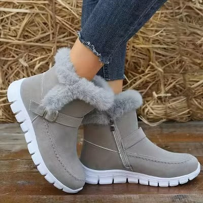 Dames Snowboots met Zijrits | Warme Winterlaarzen voor Sneeuw