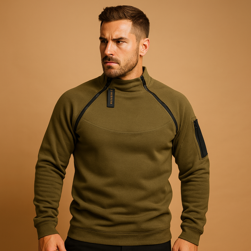 Heren Crew Neck Trui | Regular Fit Brei met Strakke, Alledaagse Stijl