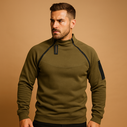Heren Crew Neck Trui | Regular Fit Brei met Strakke, Alledaagse Stijl