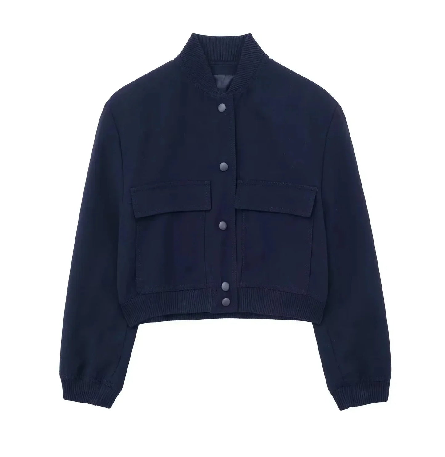 Cropped Bomberjack voor Dames | Moderne Rand